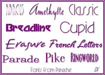 Panache Typography Fonts