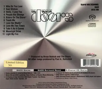 The Doors - The Best Of The Doors (1973) [2015 Audio Fidelity SACD AFZ5 206]