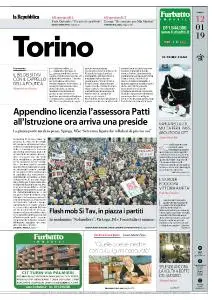 la Repubblica Torino - 12 Gennaio 2019