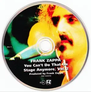 Frank Zappa - You Can't Do That On Stage Anymore, Vol. 2 (1988) [2CD] {1995 Ryko Remaster Complete Series}