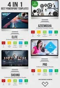 GraphicRiver - 4 In 1 Powerpoint Bundle