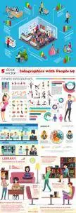 Vectors - Infographics with People 69