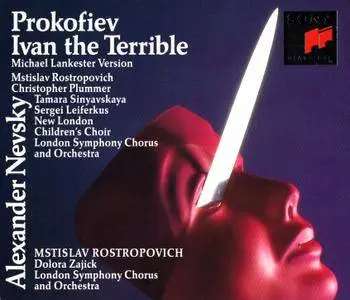 London SO & Chorus; Mstislav Rostropovich, Soloists - Sergey Prokofiev: Ivan the Terrible; Alexander Nevsky (1992) 2CDs