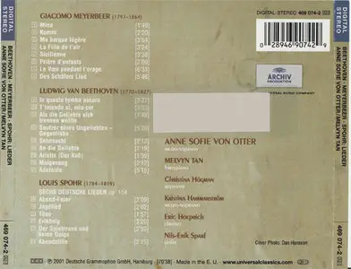 Anne Sofie Von Otter, Melvyn Tan - Beethoven/Meyerbeer/Spohr: Lieder (2001)