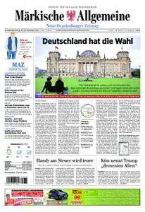 Neue Oranienburger Zeitung - 23. September 2017