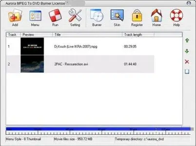 Mediatox Aurora MPEG to DVD Burner 5.2.49