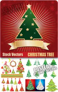 Christmas tree 2 - Stock Vector