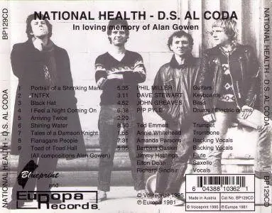 National Health - D.S. Al Coda (1982) {1995, Reissue}