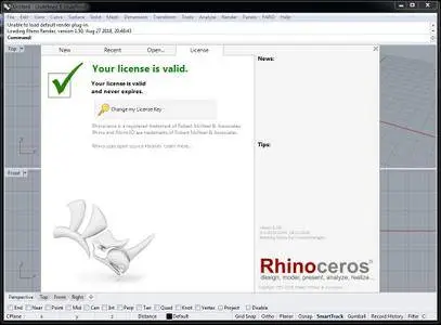 Rhino 6 SR9 beta version 6.9.18239.20041