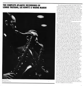 Lennie Tristano, Lee Konitz & Warne Marsh - The Complete Atlantic Recordings 1954-61 {6CD Box Set Mosaic MD6-174 rel 1997}
