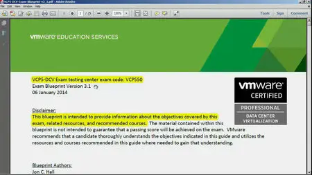 VMware Certified Professional - Data Center Virtualization (Exam VCP550 VCP5-DCV) Training