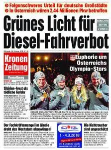 Kronen Zeitung Vorarlberg - 28. Februar 2018