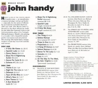 John Handy - Mosaic Select 35 (2009) [3CD BoxSet]