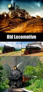 Stock Photo - Old Locomotive
