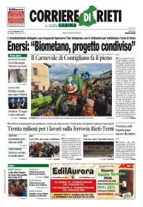 Corriere di Rieti - 10 Febbraio 2020