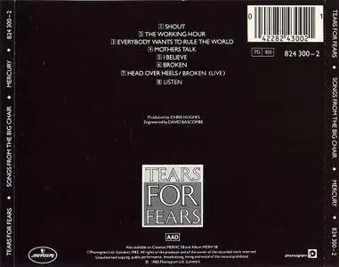 Tears for Fears - Songs From The Big Chair (1985) [Non-Remastered]