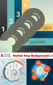 Vectors - Stylish Step Backgrounds 2