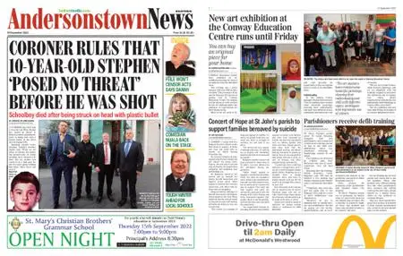 Andersonstown News – September 10, 2022