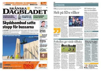 Skånska Dagbladet – 10 november 2018