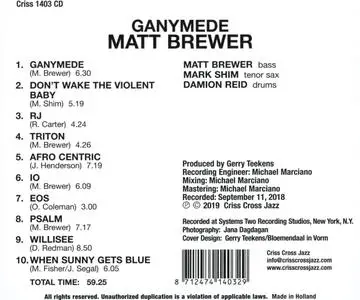 Matt Brewer - Ganymede (2019)