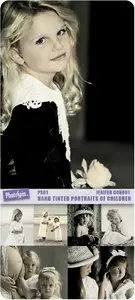 Hand Tinted Portraits of Children
