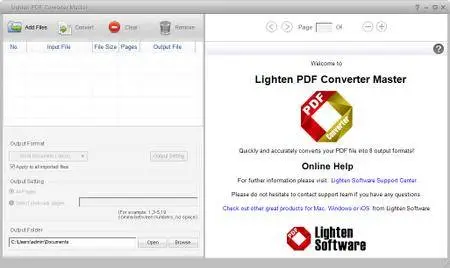 Lighten PDF Converter Master 5.2.0 Portable