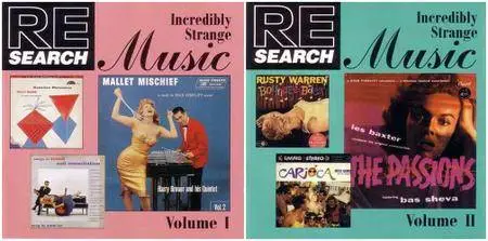 VA - RE/SEARCH: Incredibly Strange Music, Volume I & II (1993/1995) **[RE-UP]**