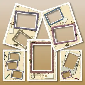 Scrap Frames - School Days Photo Album 2