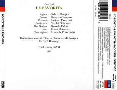 Richard Bonynge, Orchestra del Teatro Comunale di Bologna - Gaetano Donizetti: La Favorita (1990)