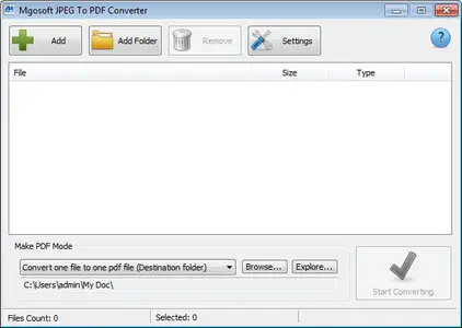 Mgosoft JPEG To PDF Converter 8.6.2 + Portable