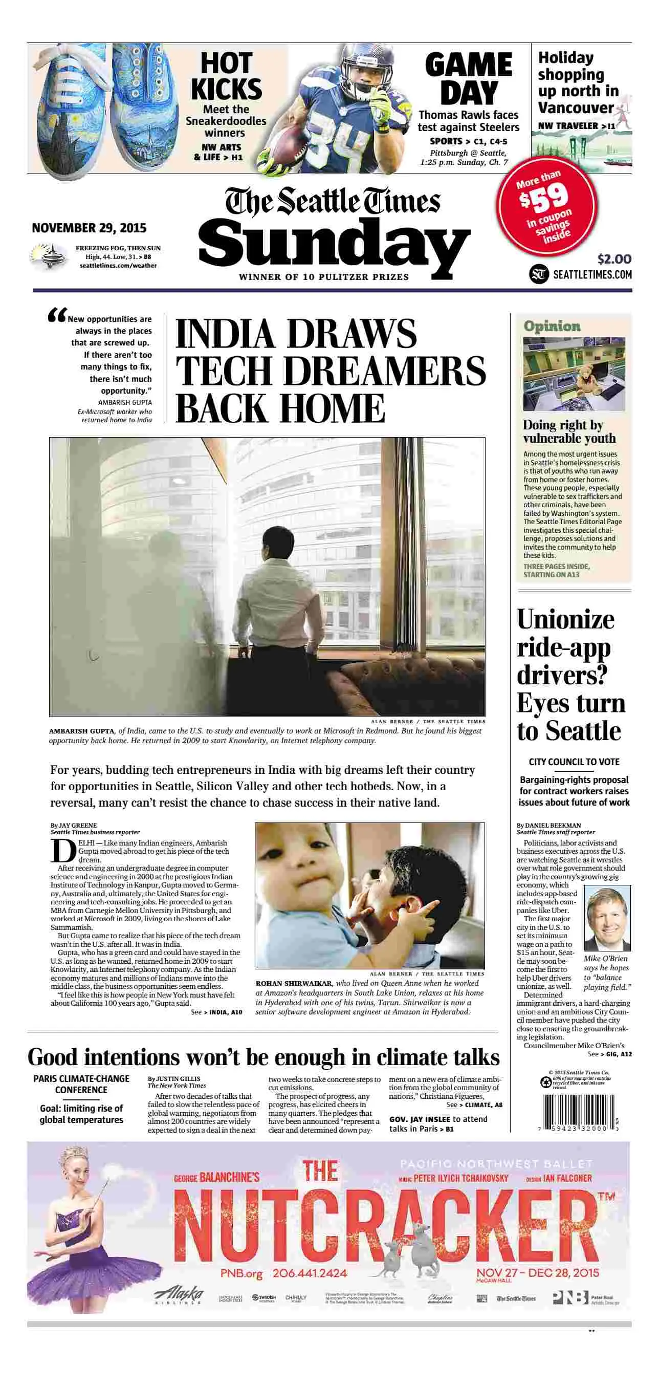 The Seattle Times  November 29  2015