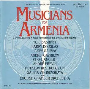Musicians for Armenia (Beethoven, Debussy, Rimsky-Korsakov, Tchaikovsky, Mozart, Chopin, Villa-Lobos) (1989)