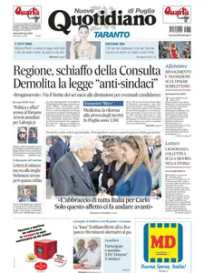 Quotidiano di Puglia Taranto - 26 Luglio 2025
