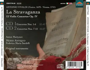 Federico Maria Sardelli, Modo Antiquo - Antonio Vivaldi: La Stravaganza (2017)