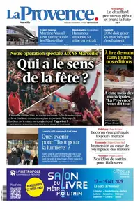 La Provence - 17 Octobre 2025