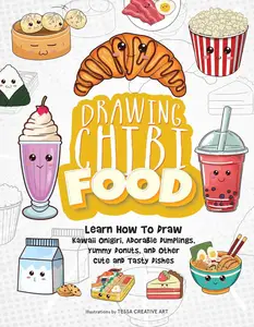 Drawing Chibi Food: Learn How to Draw Kawaii Onigiri, Adorable Dumplings, Yummy Donuts