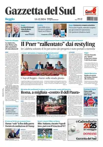 Gazzetta del Sud Reggio Calabria - 15 Dicembre 2024