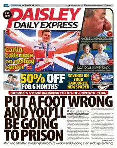 Paisley Daily Express - 16 October 2025