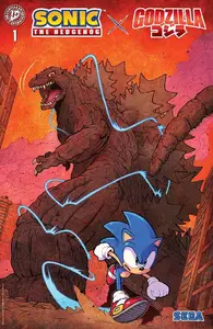 IDW Publishing-Sonic The Hedgehog X Godzilla No 01 2026 HYBRID COMIC