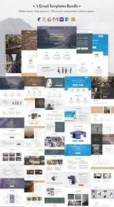 CreativeMarket - 5 Email templates bundle