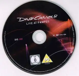 David Gilmour - Live At Pompeii (2017) {2xDVD9 NTSC Set Sony Music 88985467419}