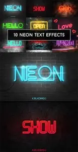 CreativeMarket Neon Text Effects