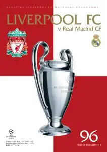 Liverpool FC Programmes - vs Real Madrid - 14 April 2021