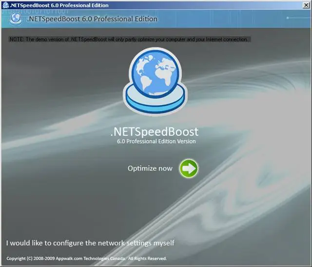 NET SpeedBoost Professional Edition v6.5