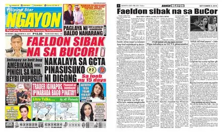 Pilipino Star Ngayon – Septiyembre 05, 2019