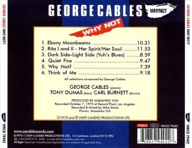 George Cables - Why Not? (1975/2009) {Reissue}