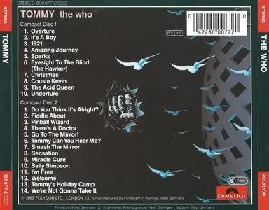 The Who - Tommy (1969) {1983, Repress}