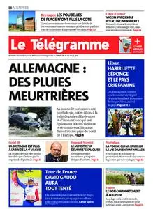 Le Télégramme Vannes – 16 juillet 2021