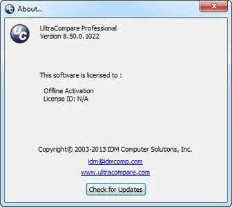 IDM UltraCompare Professional 8.50.0.1022