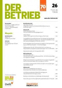 Der Betrieb - 29. Juni 2018